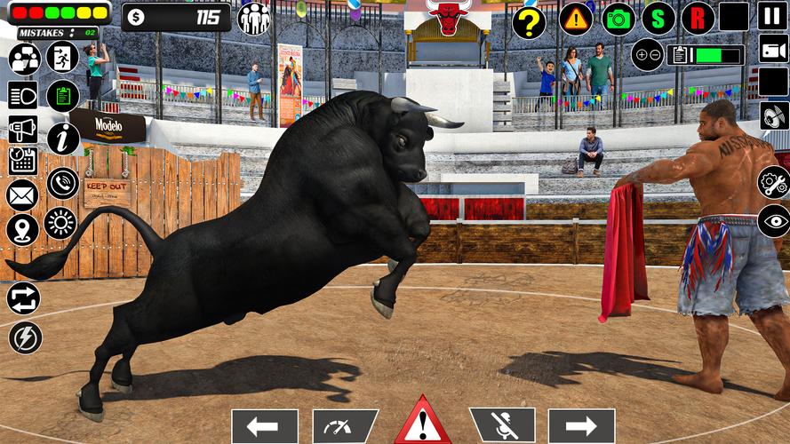 Wild Battle Craft: Bull Fight 螢幕截圖 0