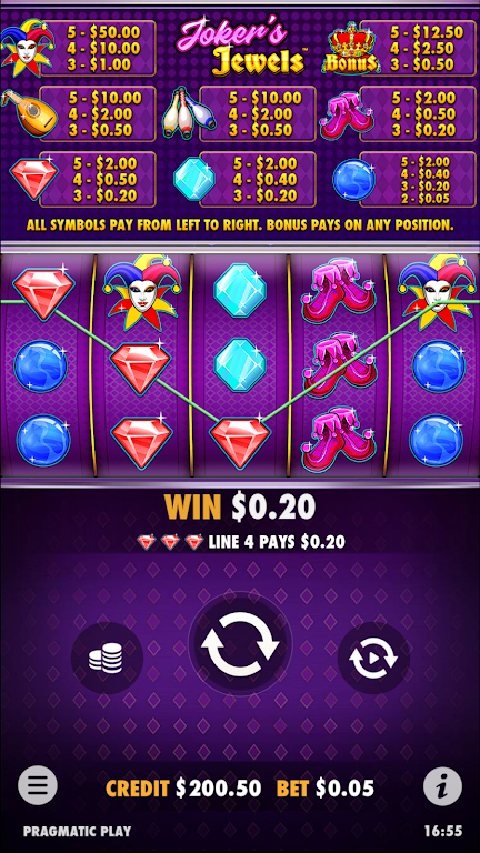 Joker’s Jewels Slot Casino Win Captura de tela 0