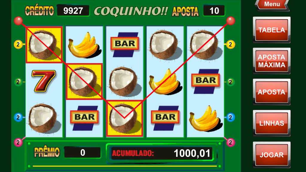 Caça Níquel do Coquinho 螢幕截圖 0