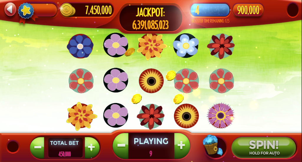 Flowers-Slot Machine Ekran Görüntüsü 1