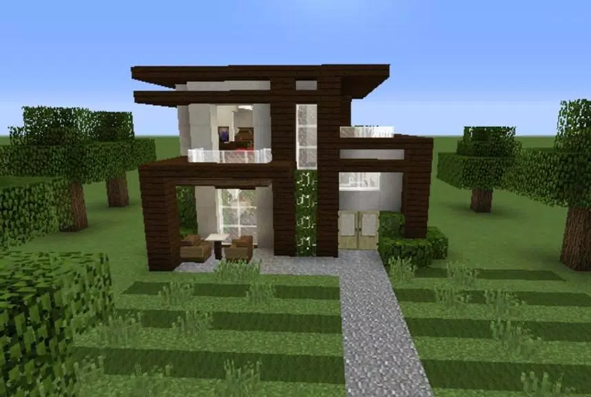 Modern MCPE Houses PRO Schermafbeelding 1