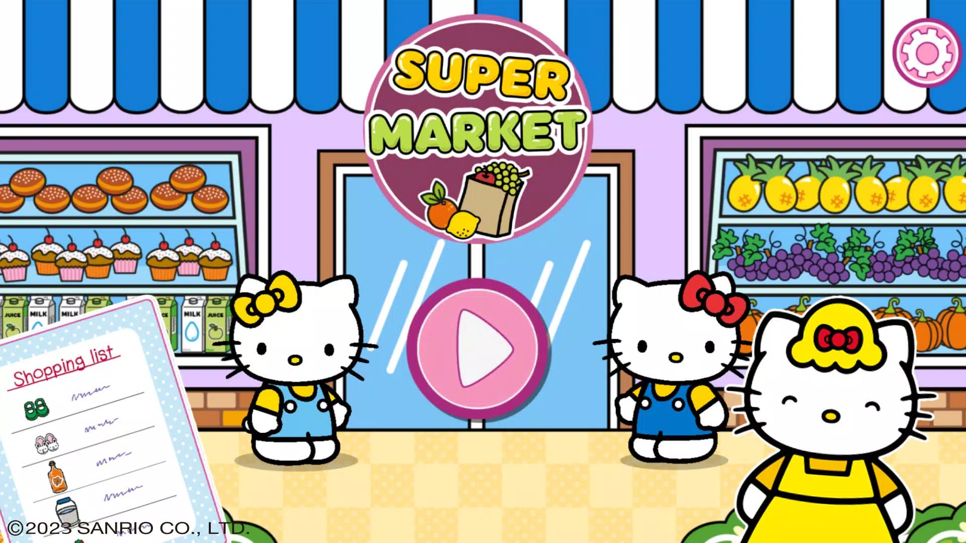 Hello Kitty: Kids Supermarket Tangkapan skrin 0