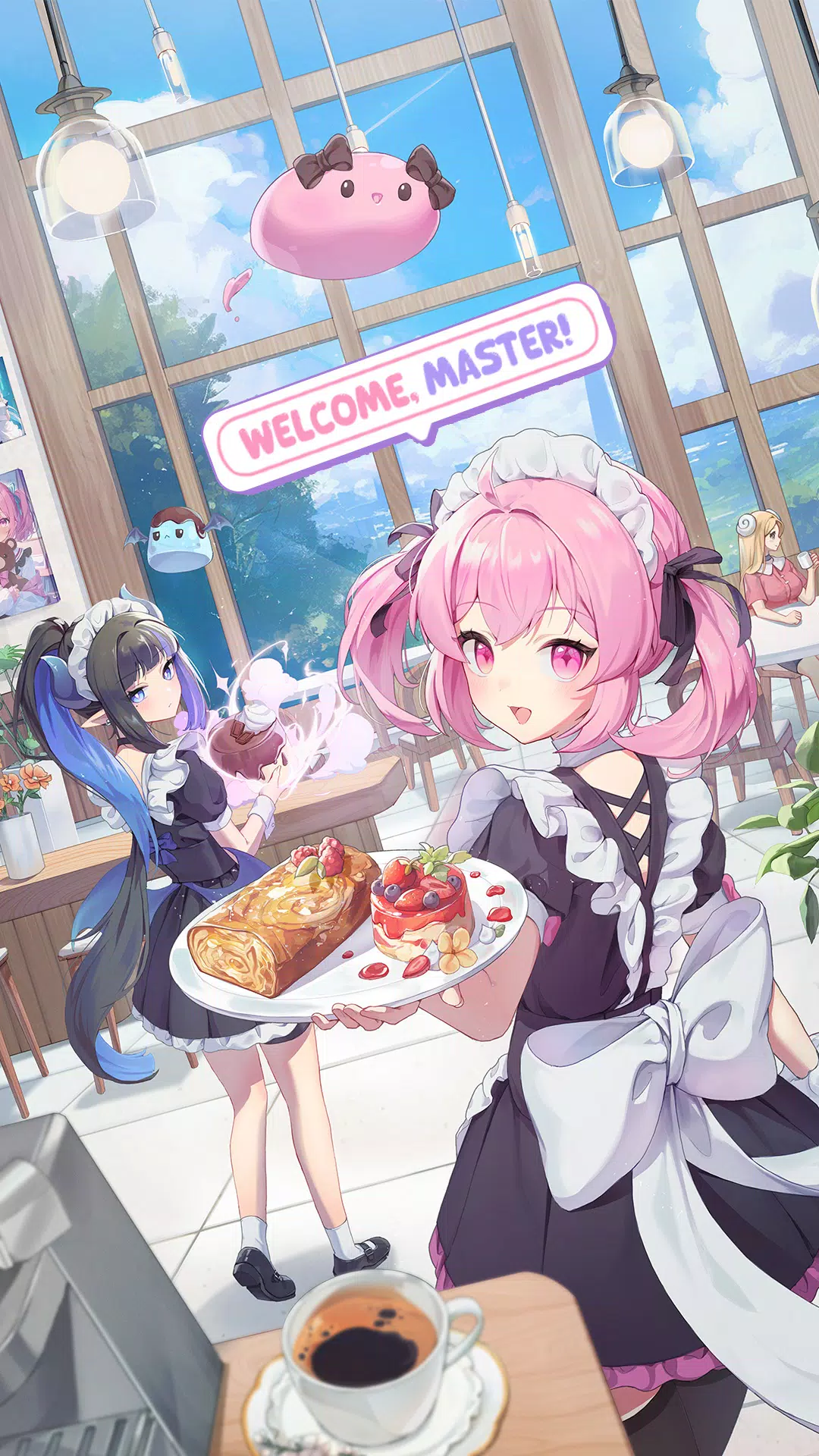 Merge Maid Cafe - Isekai Story 스크린샷 0