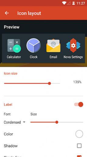 Nova Launcher ホーム スクリーンショット 1