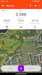 GPS Running Cycling & Fitness Zrzut ekranu 1