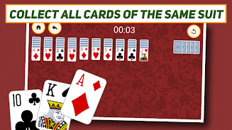 Spider Solitaire: Classic Schermafbeelding 2