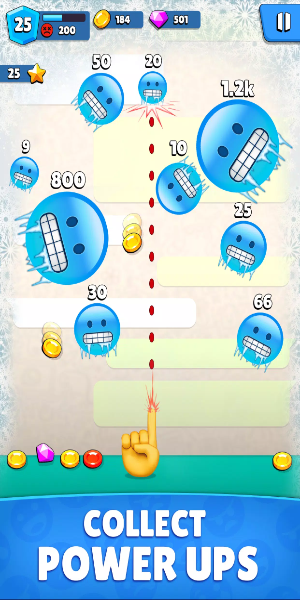 Emoji Ball Blast: Shooter Game 螢幕截圖 0