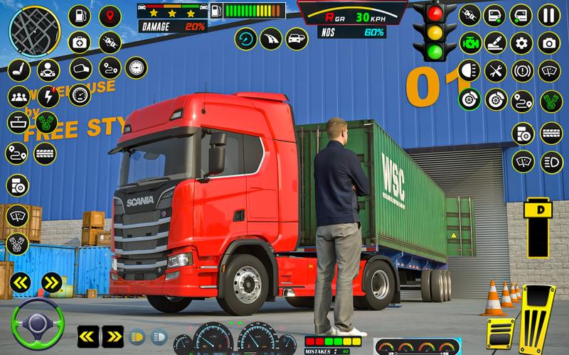 Cargo Truck Driving Game 2024 Ekran Görüntüsü 0