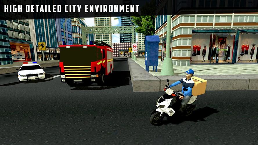 City Courier Delivery Rider 스크린샷 1