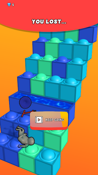 Pop It Run! 3D Mod Tangkapan skrin 2
