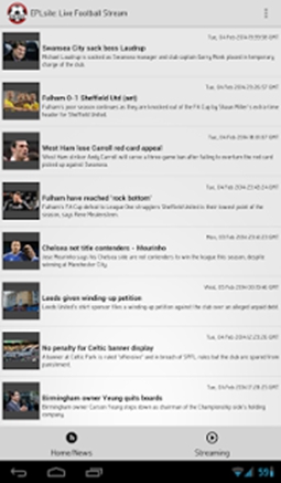 Schermata EPLsite: Live Football Stream 1