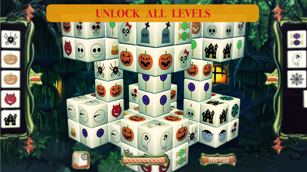 Fairy Mahjong Halloween स्क्रीनशॉट 1