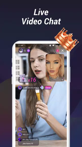 Bazar- Live Video Chat 螢幕截圖 3