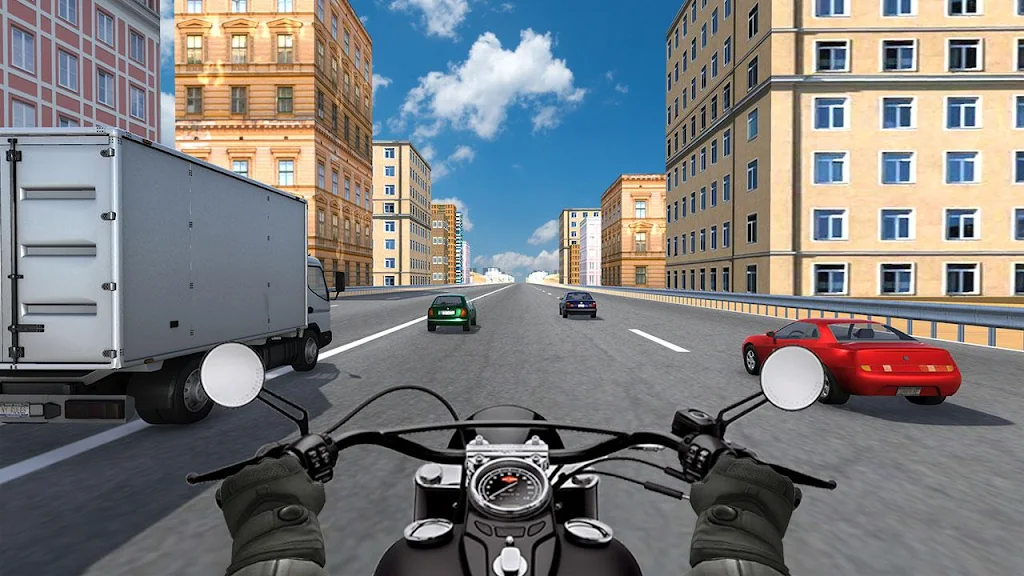 City Bike Traffic Race in Crowd Taxi 3D应用截图第0张