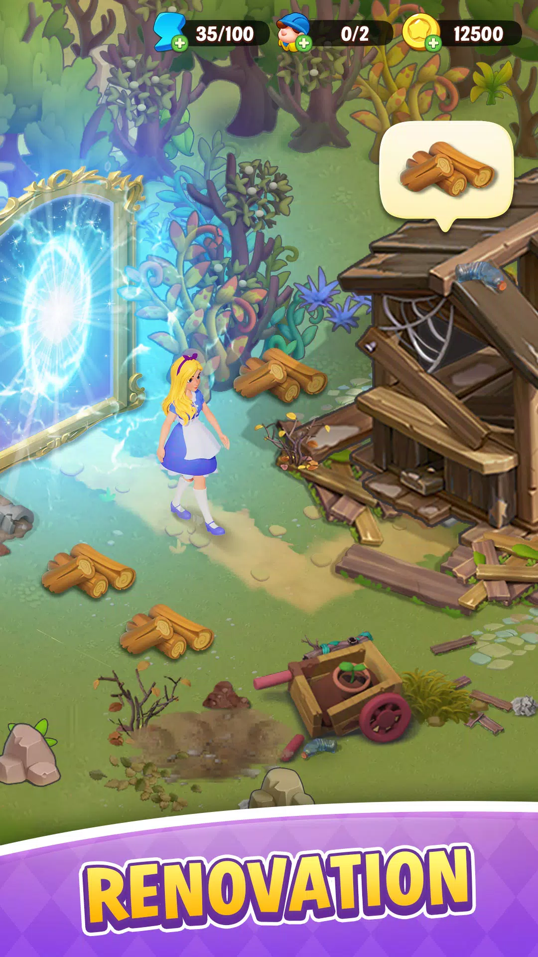 Alice's Dream ： Merge Games Ekran Görüntüsü 1