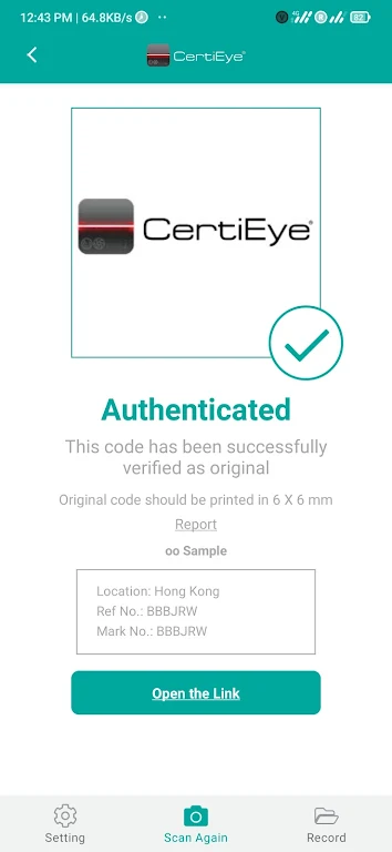 CertiEye Ảnh chụp màn hình 1