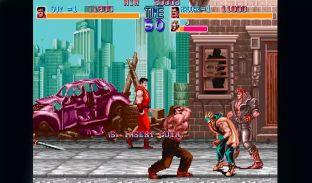 Final fight arcade game 1989 스크린샷 0