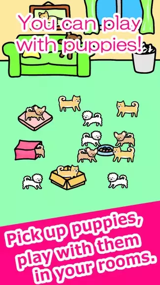 Play with Dogs - relaxing game ภาพหน้าจอ 1