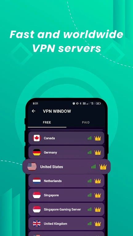 VPN Window- Super Internet VPN ဖန်သားပြင်ဓာတ်ပုံ 2