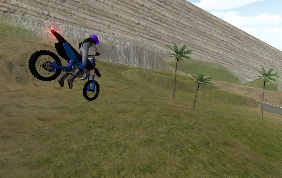 Motocross Uphill Park Скриншот 2