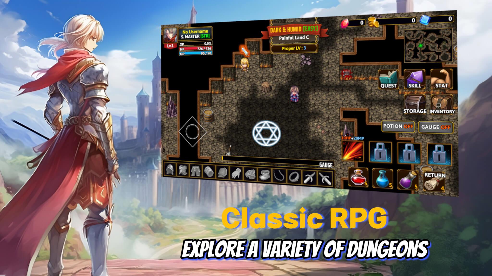 Darkside Dungeon roguelike rpg স্ক্রিনশট 2