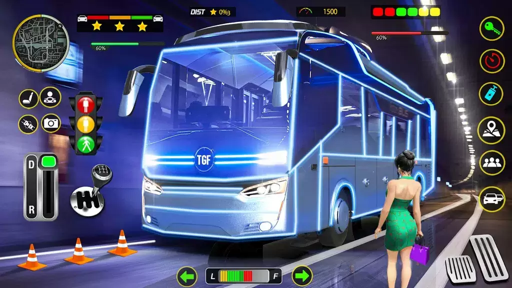 Coach Bus 3D Driving Games स्क्रीनशॉट 1