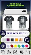 Football Jersey Maker- T Shirt 스크린샷 1