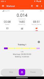 GPS Running Cycling & Fitness ภาพหน้าจอ 2