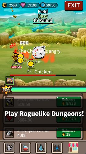 Lonely Knight : Idle RogueLike 螢幕截圖 1