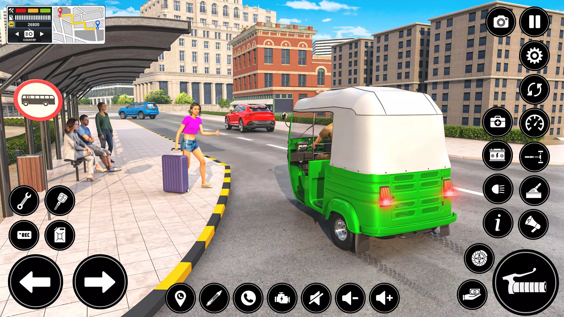 Auto Tuk Tuk Rickshaw Game Screenshot 0