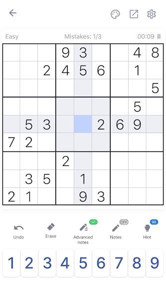 Sudoku - Classic Sudoku Puzzle Mod Schermafbeelding 3