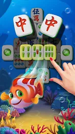 Mahjong Fish Solitaire Match Capture d'écran 1