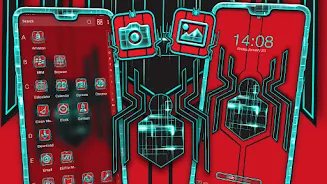 Tech Spider Launcher Theme Zrzut ekranu 2