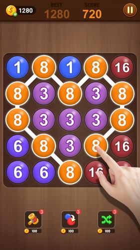 Merge bubble - Number game ภาพหน้าจอ 3