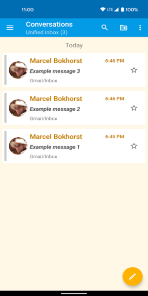 FairEmail, privacy aware email Tangkapan skrin 2