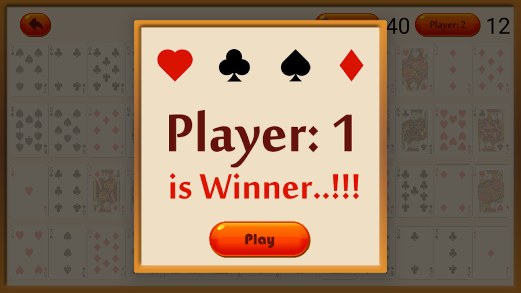 Playing Cards Matching Game - Memory booster game ဖန်သားပြင်ဓာတ်ပုံ 3
