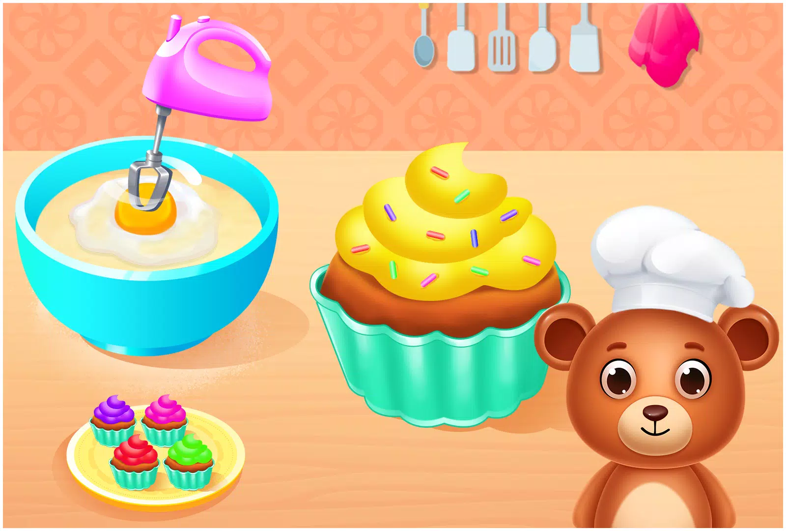 Animal Cafe Cooking Game Captura de pantalla 3