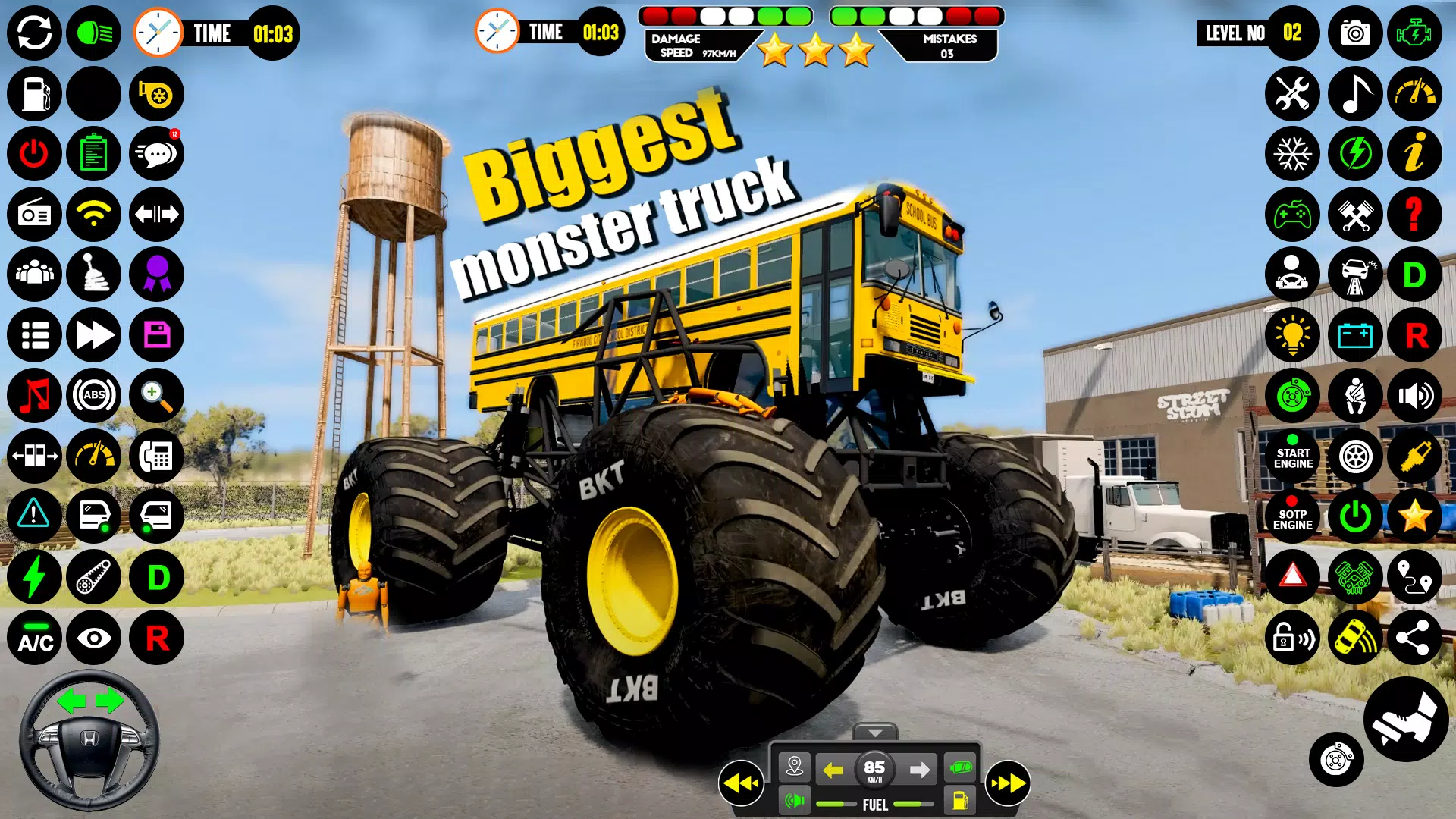 4x4 Monster Truck Game - Derby Screenshot 2