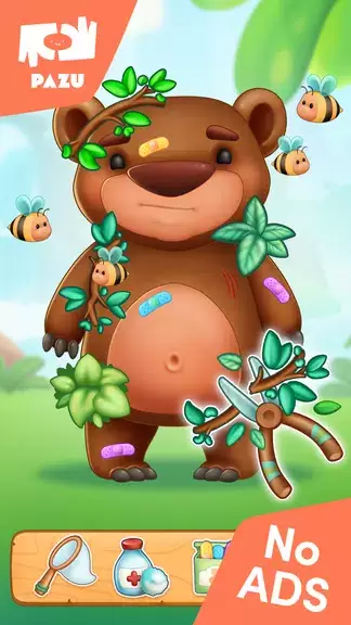 Jungle Animal Kids Care Games Ekran Görüntüsü 1