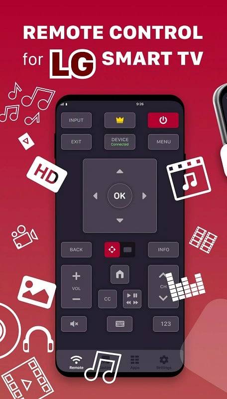 Smart Remote for LG ThinQ TV स्क्रीनशॉट 1