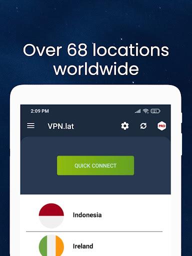 VPN.lat: Fast and secure proxy Tangkapan skrin 2