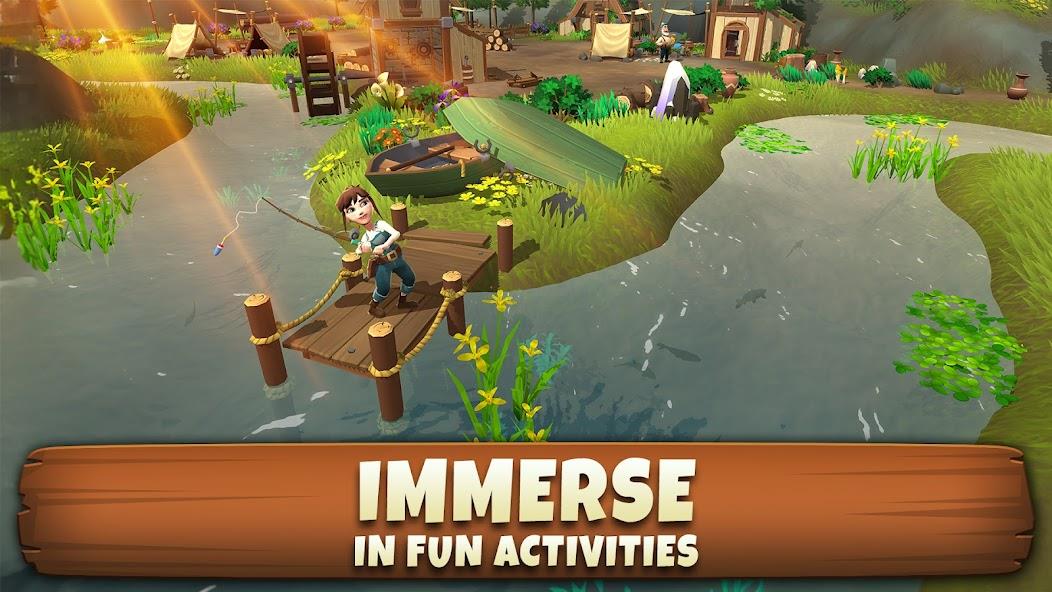 Sunrise Village: Farm Game Mod 螢幕截圖 3