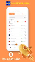 Sweden VPN - Private Proxy Ekran Görüntüsü 2