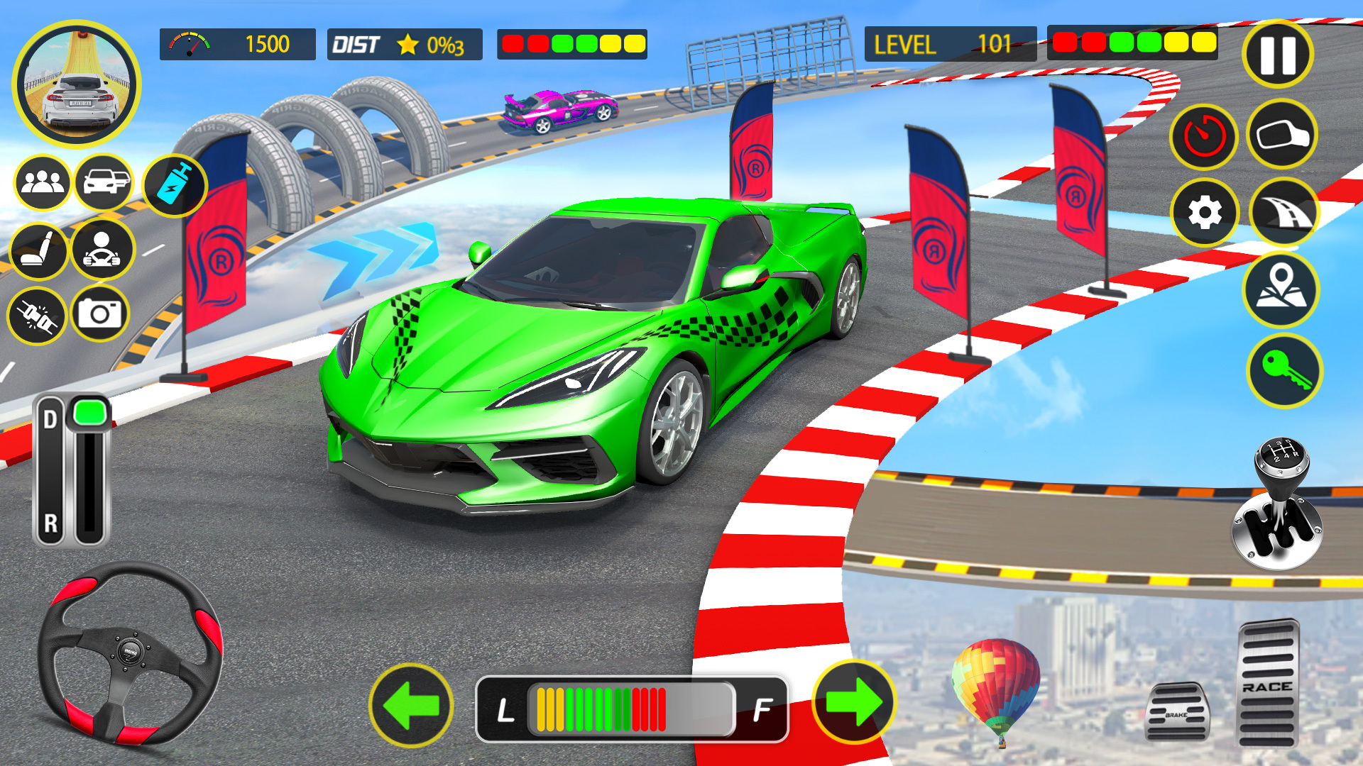 Schermata Ramp Car Stunts GT Car Game 2