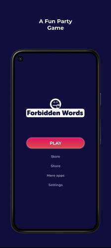 Forbidden Words - Party game Schermafbeelding 0