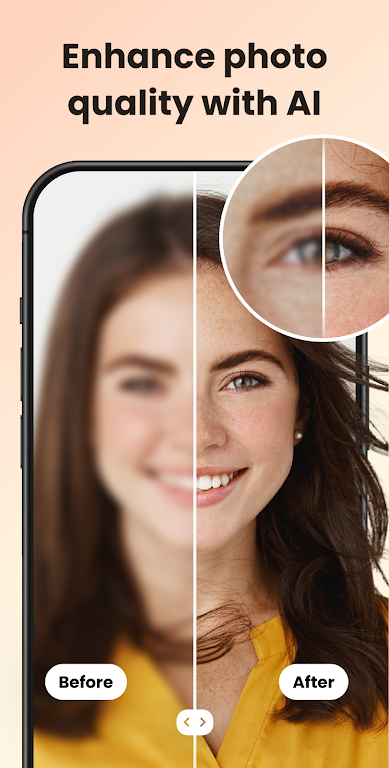 UpFoto – AI Photo Enhancer Mod Schermafbeelding 1