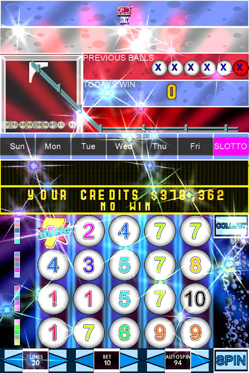 Slotto Balls™ Lottery Fruit Machine 스크린샷 0