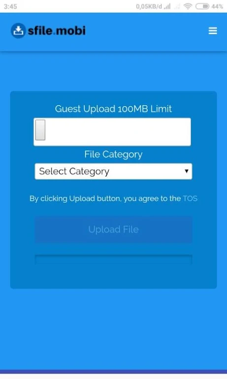 Sfile Mobi - Monetizing Your File স্ক্রিনশট 1