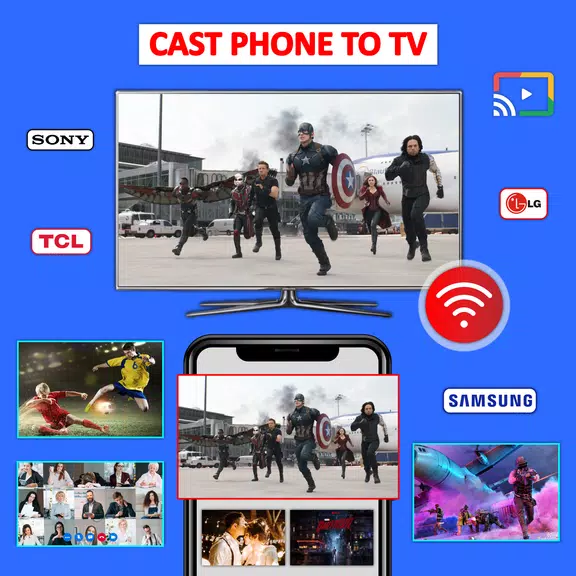 Cast Phone to TV, Chromecast Capture d'écran 0