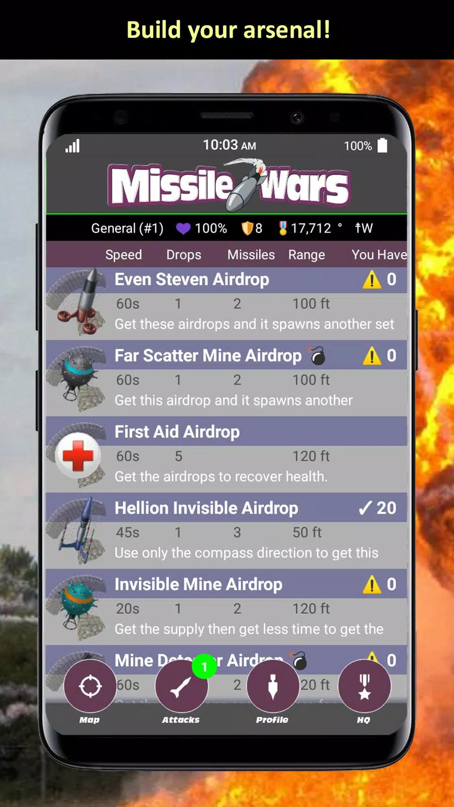 Missile Wars Ảnh chụp màn hình 1